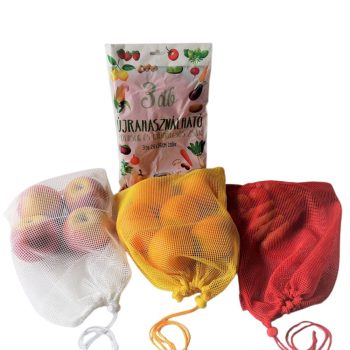   Every Pack Újrahasználható zöldséges és gyümölcsös zsákok - 26x36 cm (3 db) - Sérült