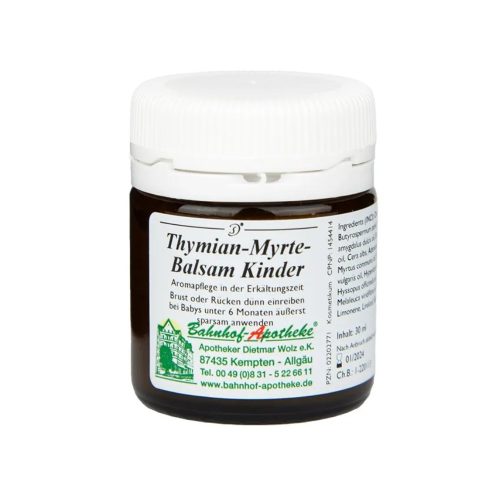 Stadelmann-féle Kakukkfű-mirtusz balzsam gyerekeknek - 30 ml