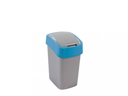 Szelektív hulladékgyűjtők, billenő fedeles - 25 literes, szürke/kék
