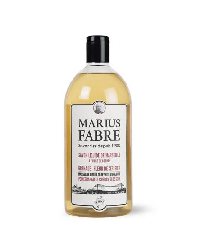 Marius Fabre Folyékony Marseille szappan - cseresznyevirág és gránátalmá illatú - 1000 ml