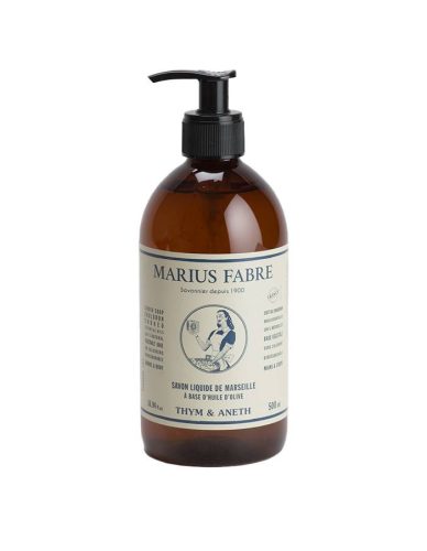 Marius Fabre Folyékony Marseille szappan - kakukkfű és kapor illatú - 500ml