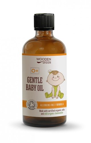 Wooden Spoon Bio gyengéd babaolaj - 100 ml