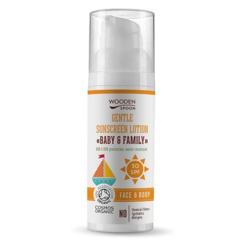 Wooden Spoon Bio naptej és testápoló SPF 30 - 50 ml