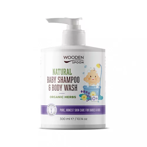 Wooden Spoon Natural - Baba sampon és tusfürdő - levendulás - 300 ml