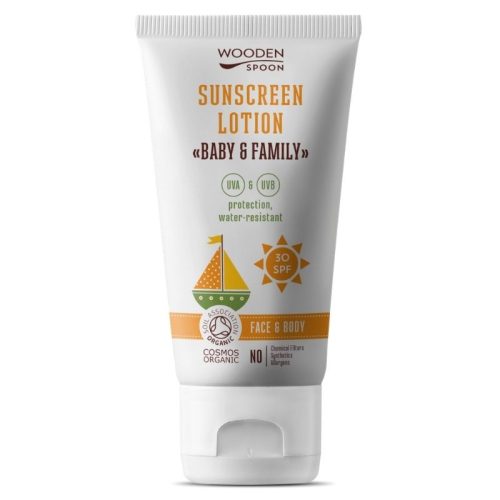 Wooden Spoon Bio naptej és testápoló SPF 30 - 150 ml