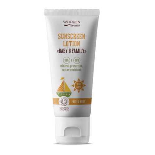 Wooden Spoon Bio naptej és testápoló SPF 30 - 100 ml