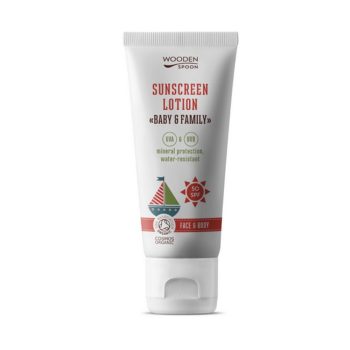Wooden Spoon Bio naptej és testápoló SPF 50 - 100 ml