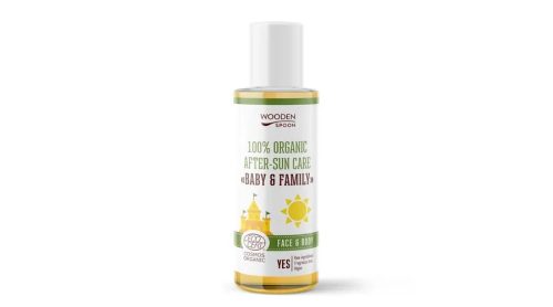 Wooden Spoon Bio napozás utáni olaj csecsemő és érzékeny bőrre - 100 ml