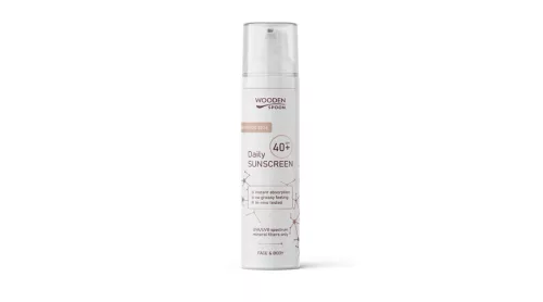 Wooden Spoon Natural ásványi fényvédő emulzió SPF40+ - 100 ml
