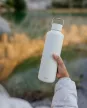 Equa Timeless rozsdamentes acél kulacs - fehér (1000 ml)