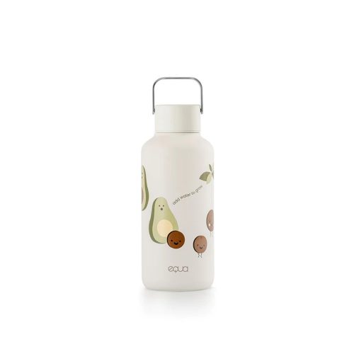 Equa Timeless rozsdamentes acél kulacs - Avokádó (600 ml)