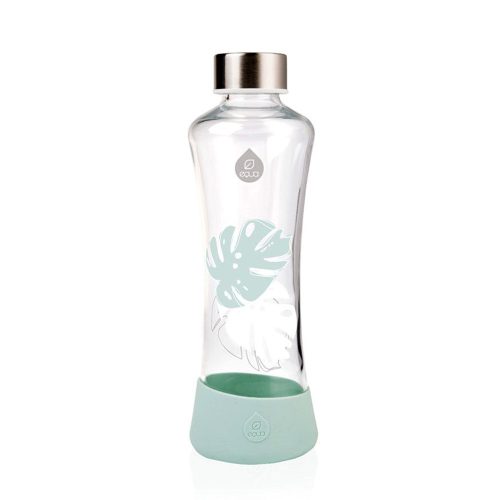 Equa Urban Jungle üveg kulacs - Monstera (550 ml) (kifutó)