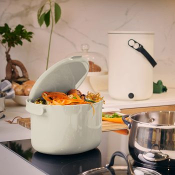   Bokashi Organko Daily Konyhai zöldhulladék, komposzt tároló - Cream White