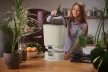 Bokashi Organko Essential Konyhai komposztáló + Organko Daily Konyhai zöldhulladék, komposzt tároló - Cream White