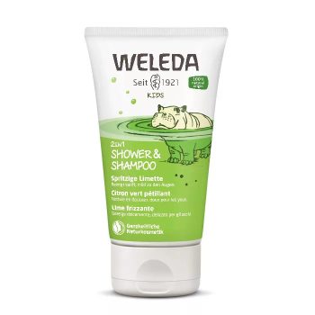   Weleda Pezsdítő lime gyermek 2in1 tusfürdő és sampon - 150 ml