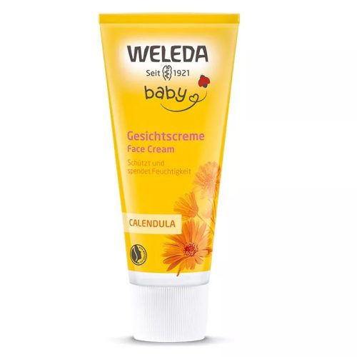 Weleda Bio körömvirágos natúr baba arckrém - 50 ml