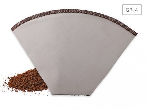 WEIS mosható kávéfilter - 4-es méret (rozsdamentes acél hálóból)