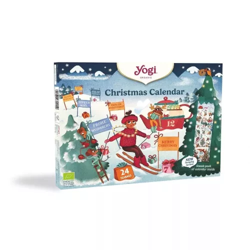 Yogi Tea Adventi Naptár, kalendárium - Bio teaválogatás - felakasztható (24 filter)