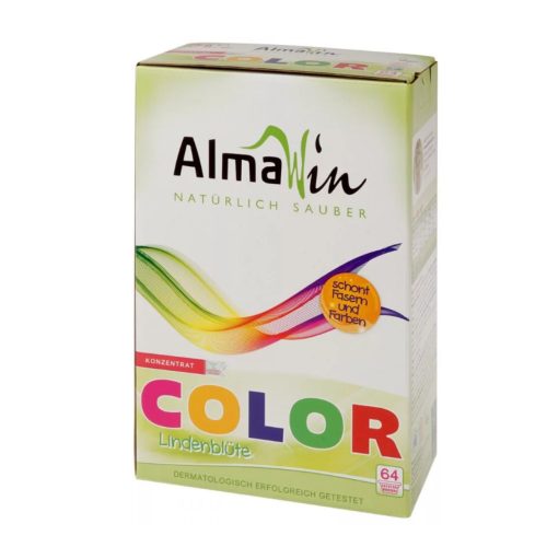Almawin COLOR Öko Mosópor koncentrátum színes ruhákhoz 64 mosásra - hársfavirág kivonattal, 2 kg