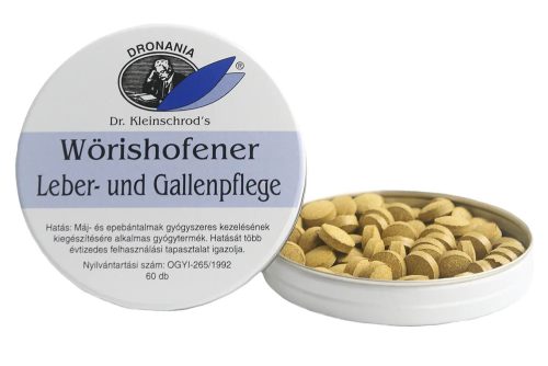 Wörishofener Leber-und Gallenpflege máj- és epeerősítő tabletta - 60 db