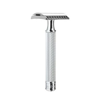   Mühle Traditional biztonsági borotva - nyitott fésűzetű, króm