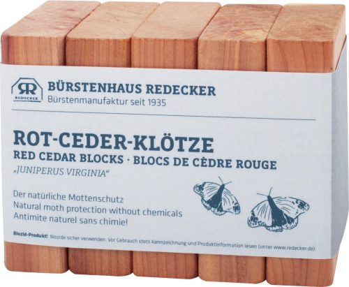 Redecker Vörös cédrusfa tömb molyok ellen (5 db)