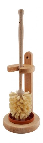 Redecker fa WC-kefe, tartóval - növényi sörtével, 37 cm