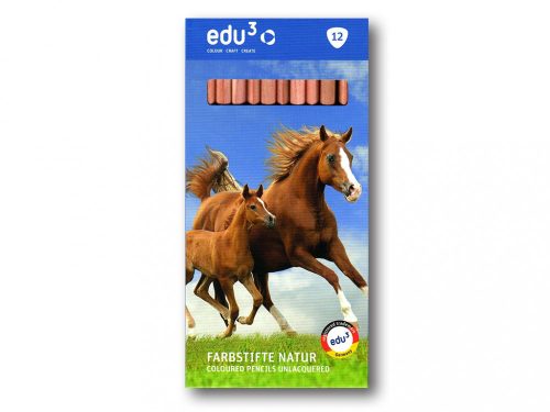edu3 natúr színes ceruzák – 12 db
