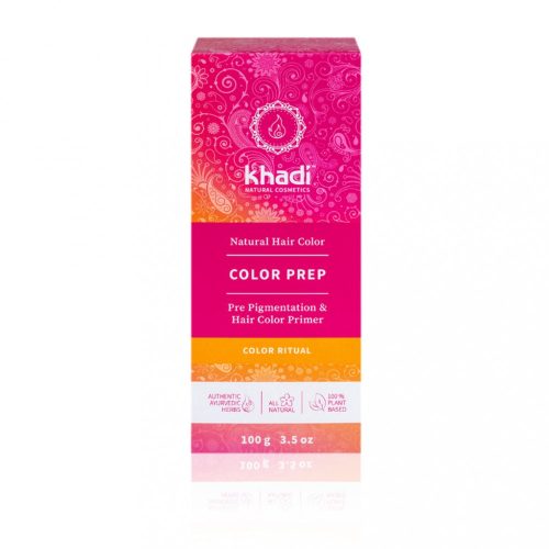 Khadi COLOR PREP előpigmentáló és színerősség alapozó, növényi hajfesték porokhoz - 2x50 g