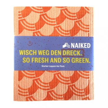   NAIKED lebomló konyhai törlőkendő cellulózból (4 db) (kifutó)