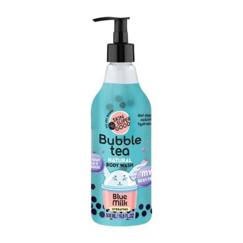   Skin Super Good Bubble Tea "Blue Milk" hidratáló tusfürdő kókusztejjel és maracujával - 500 ml