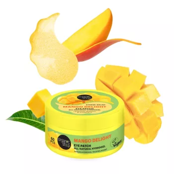   Organic Shop Természetes hidrogél szemmaszk trópusi mangóval és C-vitaminnal - 60 db