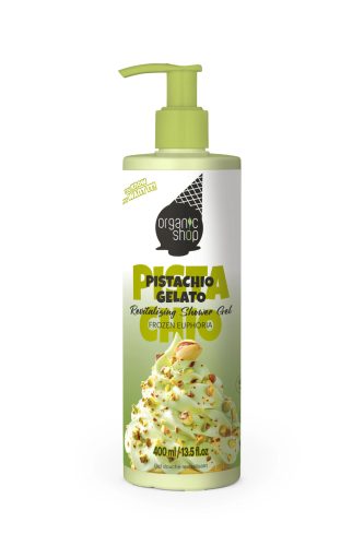 Organic Shop “Pisztácia fagyi” Revitalizáló tusfürdő gél - 400 ml