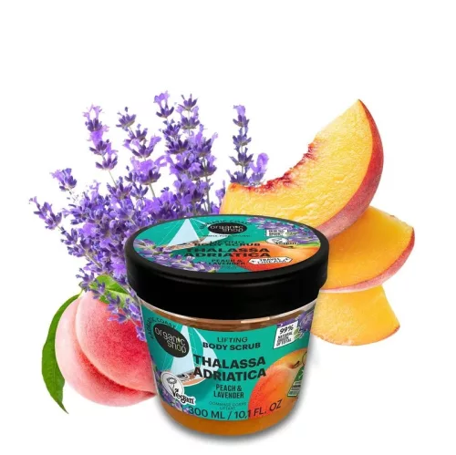 Organic Shop “Thalassa Adriatica“ Lifting testradír barackkal és levendulával - 300 ml