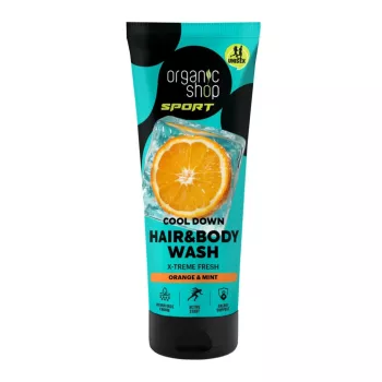   Organic Shop “Cool down” sampon és tusfürdő naranccsal és mentával - 200 ml
