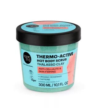   Organic Shop "Thermo-active" melegítő hatású testradír Thalasso agyaggal - 300 ml