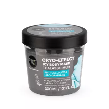   Organic Shop „Cryo-hatás” hűsítő jeges testpakolás Thalasso iszappal - 300 ml