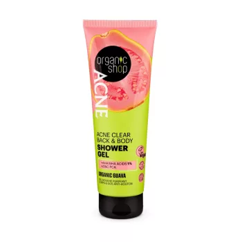   Organic Shop ACNE Tusfürdő pattanásos bőrre bio guavával - 200 ml
