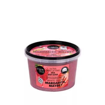   Organic Shop "Margarita, maybe?" Lifting shea testradír eperrel és cukorral - 250 ml
