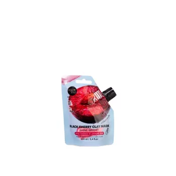   Organic Shop „Shine Bright” Fekete cseresznyés agyagmaszk naicinamiddal  - 100 ml