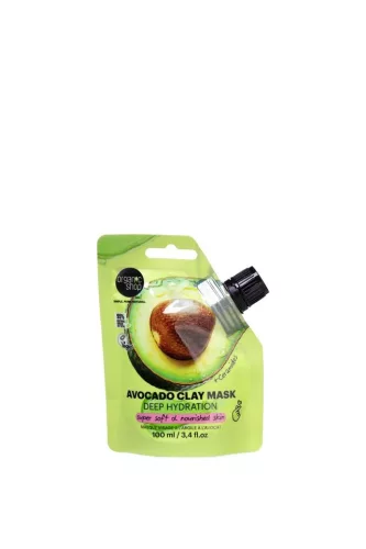 Organic Shop „Deep Hydration” Avokádós agyagmaszk ceramidokkal - 100 ml