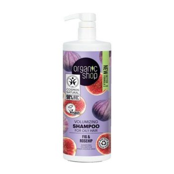   Organic Shop Volumennövelő sampon fügével és csipkebogyóval - 1L