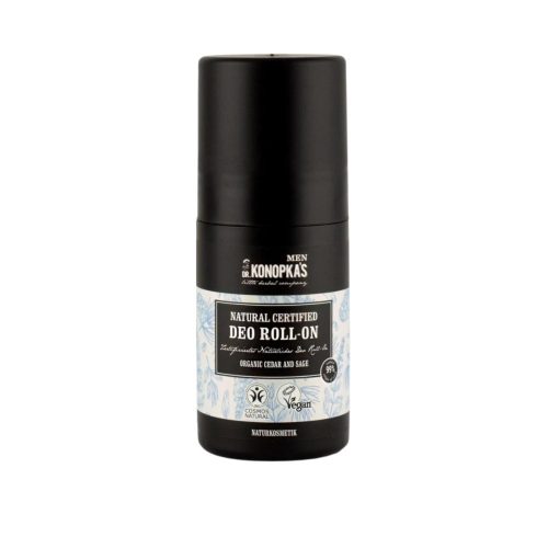 Dr.Konopka's MEN Minősített golyós dezodor bio cédrussal és zsályával - 50 ml