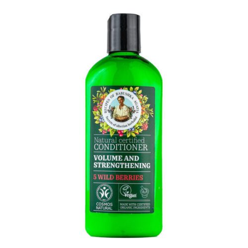 Babushka Agafia Erősítő és volumennövelő hajkondicionáló 5-féle vadon termő bogyóval - 260 ml