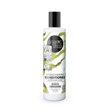   Organic Shop Erősítő és hajhullás elleni kondicionáló algával és citromfűvel - 280ml