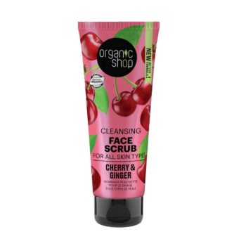   Organic Shop Tisztító arcradír - Gyömbéres cseresznye - 75ml