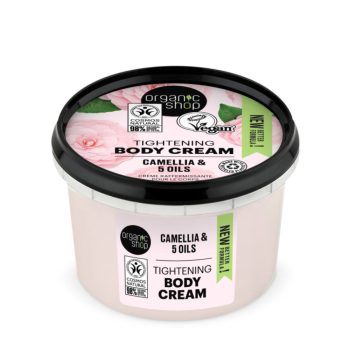   Organic Shop Feszesítő testápoló krém kaméliával és 5 olajjal - 250 ml