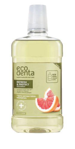 Ecodenta Frissítő és védő szájvíz propolisszal és teafaolajjal - 500 ml
