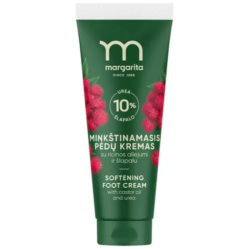 Margarita puhító lábkrém ricinusolajjal és karbamiddal - 75 ml