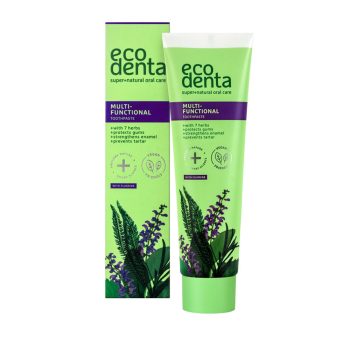   Ecodenta fogkrém - multifunkcionális, gyógynövényekkel, fluoriddal, 100 ml